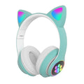 Fone De Ouvido Gatinho Bluetooth Infantil Led Menino Menina